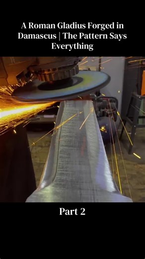 A Roman Gladius Forged in Damascus: The Pattern Says Everything