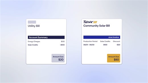 Think Community Solar - How Dual Billing Works