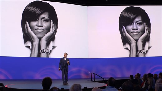 He took a risk in front of Michelle Obama - then she said five words