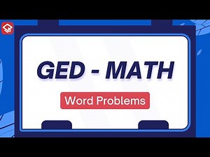 GED® Math - No More Stress with Word Problems | GEDprep AI Tutor