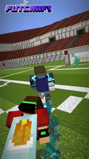 When there's only 1 minute left on the clock: #soccer #minecraft #futcraft #minecraftserver