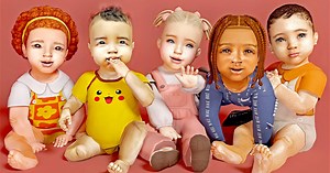 Infant Skins Pack PT 2 sims 4