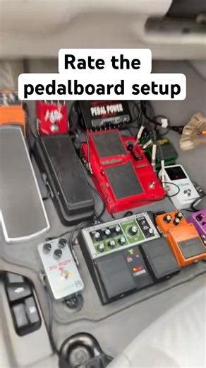 Rate the pedalboard setup #guitar #pedalboard #guitarpedals