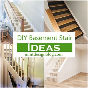 10 DIY Basement Stair Ideas To Make For Everyone