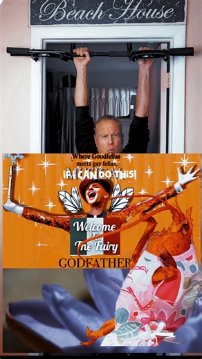 “They told me to hang it up. So I did. 🎭 The Fairy Godfather Musical™”