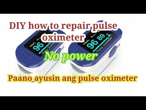 Diy how to fix pulse oximeter (no power)