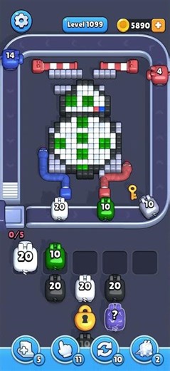 Pixel Flow - Level 1099 | Droid #pixelflow #games #pixelextended #gaming #gameplay #puzzle