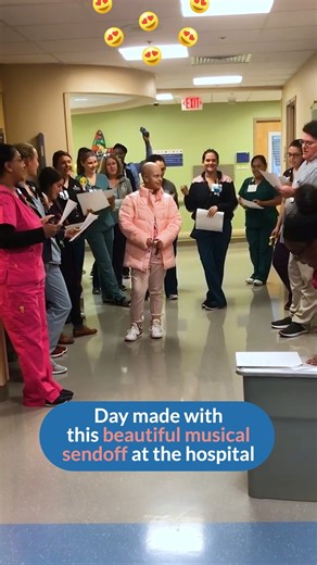 33K views · 297 reactions | Nurses Sing to Celebrate End of Girl's Cancer Treatment #treatment #Heartwarming #cancerpatient | Poke My Heart | Facebook