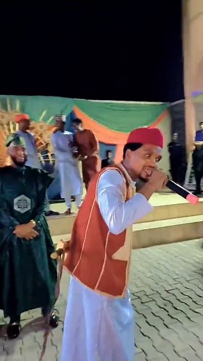 Cultural Celebration Under Evening Lights