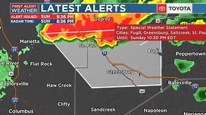 A Special Weather Statement is in effect for Decatur, Rush, Shelby counties until Jul 16 10:30PM EDT. This means there is a strong storm or hazardous weather that is NOT severe. Stay tuned to @FOX19 on the air, online and on the First Alert Weather app for updates. #FirstAlert #cincywx #ohwx #kywx #inwx | Meteorologist Catherine Bodak