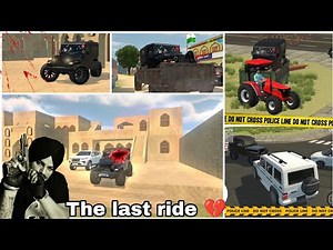 ‼️Sidhu moose wala death ‼️ the last ride 💔 Indian vehicle simulator 3D ⚠️