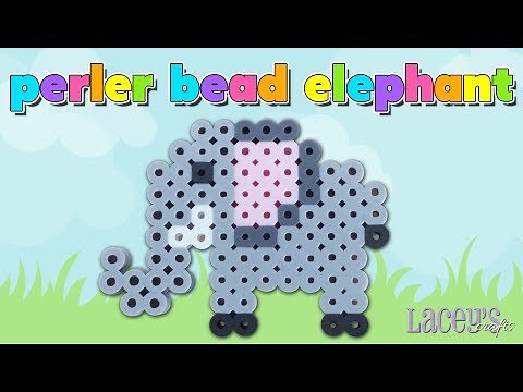 How To Make A Cute Perler Bead Elephant