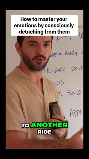 David McEwen on Instagram: "Emotions feel personal when you are inside them. But an experience is not an identity. An emotion is something you pass through, not something you are meant to live inside permanently. You can feel it fully without fusing with it. You can ride it without letting it decide where you stay. Detachment is not avoidance, it is recognizing that you do not need to replay the same emotional loop just because it once appeared. When you stop identifying with every feeling that