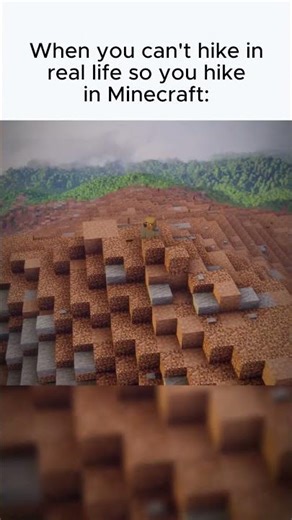 I can only hike in minecraft for now :( #minecraft