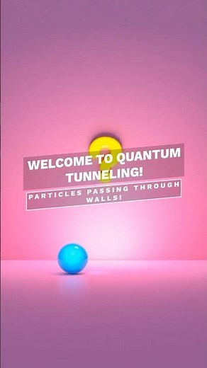 Quantum Tunneling | Particles Walking Through Walls Explained in 60 Seconds | Lunatic Coder #shorts