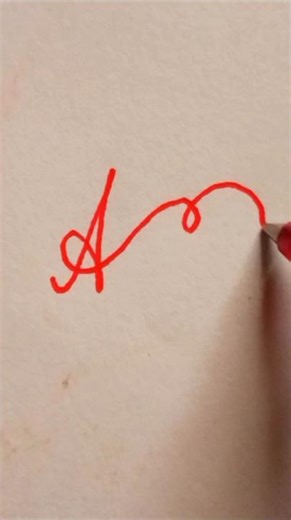How to write 'Acceptance' in cursive #cursive #calligraphy #handwriting #youtubeshorts
