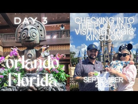 Florida Vlog Day 3 Checking into The Polynesian Resort and visiting The Magic Kingdom