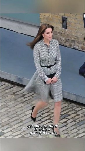 Kate Middleton’s Windy Dress Moment Shocks Everyone