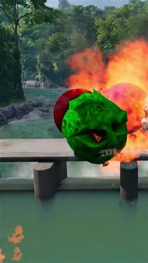 RED VS ORANGE MONSTER BALL SHOWDOWN! 🔴🟠😱