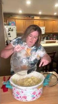 Today I thought we would make Cracker Barrel Sunday Chicken & Noodles.