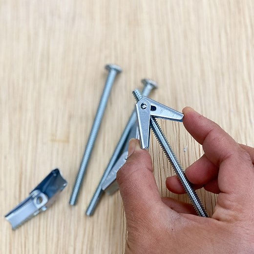 How To Install Toggle Bolts - Step-by-Step - Anika's DIY Life