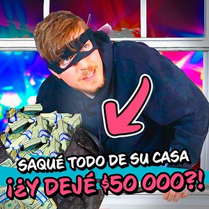 764K views · 42K reactions | ¡Me llevé todo de su casa y le dejé 50K! | MrBeast en Español | Facebook