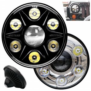 [Hot Item] 7 Inch 12V LED Round Headlight Light High Beam Low Beam ECE DOT Position Light