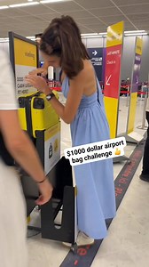 $1000 dollar airport bag challenge 👍 #fbpost #USAirports #bag | fact adda