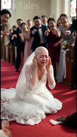 She thought he ran away because she was bald, but the ending will make you cry. #funny #kpop #rumi