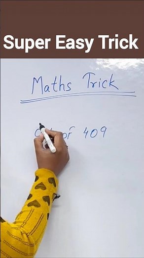 Super Easy Division Trick for Fast Calculation