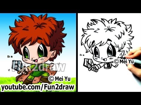 Chibi Drawing HOBBIT - How to Draw People - Learn to Draw - Online Art Lessons - Fun2draw
