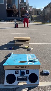 11K views · 29 reactions | Check out our new cornhole trick shot with some fun cornhole boards: Warphole and Bumpboxx | Tailgating Challenge | Facebook