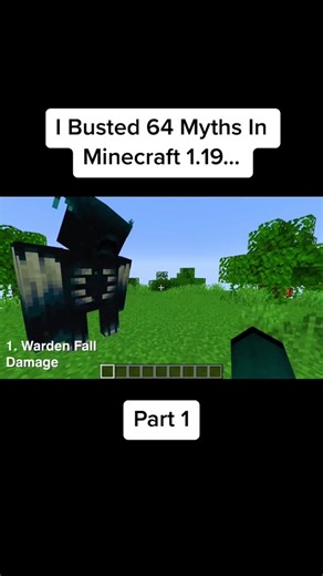 Testing Minecraft Myths: Warden Survival and More!