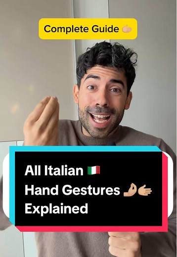 All Italian Hand Gestures Explained! 🇮🇹🤌🏼 #italian #italiano #learnitalian #languagelearning #speakitalian