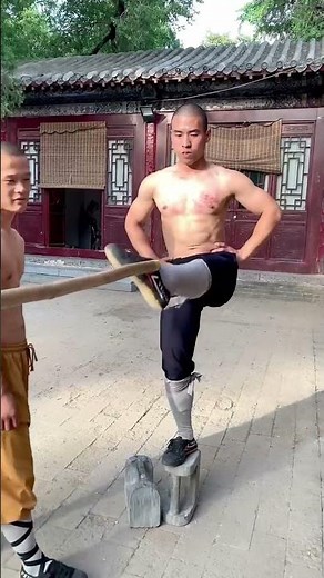 Shaolin Diamond Kick Training — Epic Fast-Cut Power and Precision!#yanhao #shorts