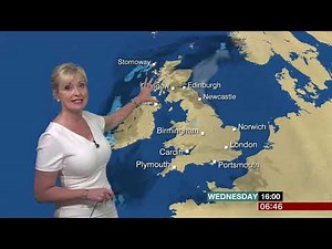 Carol Kirkwood in Tight White Dress