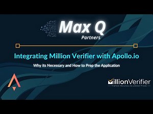 Apollo.io + MillionVerifier Integration