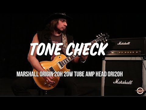 TONE CHECK: Marshall Origin 20H 20 Watt Tube Amp Head DEMO ORI20H