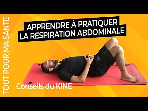 Abdominal breathing explained by a physiotherapist (Exercise)
