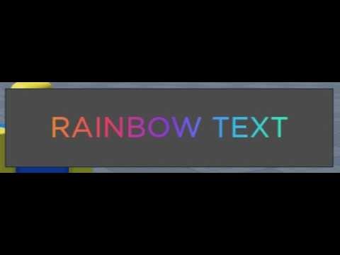 How to Make A Rainbow Text Label In Roblox Studio (2026)