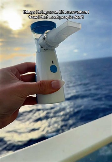I never thought about packing this until I became a nurse. When you’re traveling — especially during cold season — it’s one of those things you hope you never need, but you’re glad you have. This portable nebulizer is quiet, handheld, and easy to keep in a carry-on or travel bag. I keep it on hand at home and when we travel because bulky machines just aren’t realistic anymore. Linked right here if you want to have it before you’re desperate. @XK-Commerce #tiktokshopcreatorpicks #newyearnewme #as