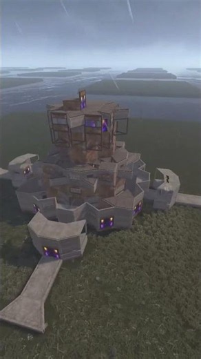 Tower | 2X2 Base Design | 6 - 12 Players | #rust #rustgame #rustconsole #rustbasebuild #gaming
