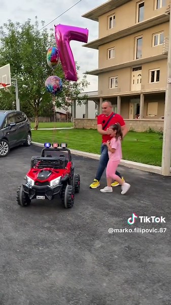 Ko pogodi koliko košta auto dobija jedan krug da se vozi! 😎 #anđela #rođendan #auto