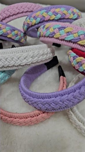 Macrame Headband 😍🥰 https://youtu.be/sAV4BnWb0lM?si=pmVkf8Kw_RFsqp15 tutorial
