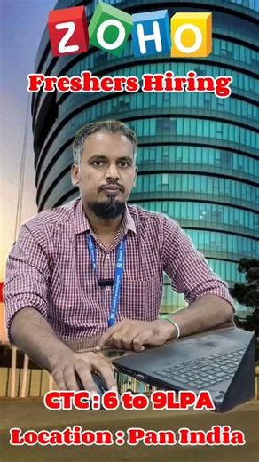 Besant Technologies OMR - No.1 Software (IT) Training Institute | *💼 Freshers Official Hiring – Zoho! 🚀* 🌍 Job Location: PAN India 🎓 Eligibility: Any Degree (2014 – 2025 Passed Out) 💻 Skills Required:... | Instagram