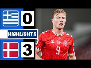Greece vs Denmark (0-3) Extended HIGHLIGHTS | FIFA World Cup Qualifiers
