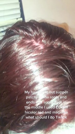 Can I just redo the whole process?!#hicolorhilights #hicolormagenta #hicolorred #haircolor #hairtransformation #hairdye #hair