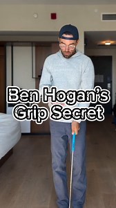 BEN HOGAN’S GRIP SECRET How the hands come together on the grip can either simplify or complicate the relationship between the club and arms in the swing. A solid connection will aid in providing better arm structure to the swing and a more repeatable/predictable outcome. Too