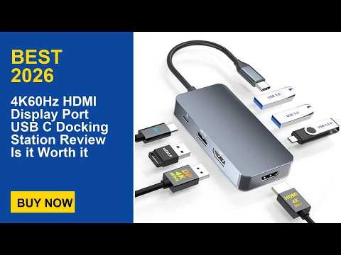 4K60Hz HDMI Display Port USB C Docking Station Review Is it Worth it