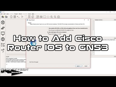How to Add Cisco Router IOS Images to GNS3 | Boost Your Networking Skills 🚀🌐